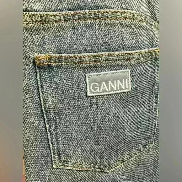 Ganni Re Cut Wide Leg Jeans - Picture 7 of 9